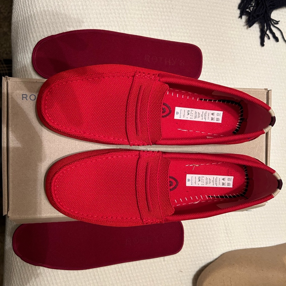 New Rothy’s Size 11 Rouge Drivers - Picture 5 of 5